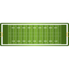 Ashley Productions - The Original Fun Mat - Mat Runner - 15 -5" x 47" - Terrain de Football-Mesures et design : Le tapis de course pour terrain de football mesure 15,5 po x 47 po.