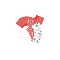 Roylco - Cartes à jouer vierges de 2,5 po x 3,5 po - Blanc - Paquet de 60-Utilisez-les comme cartes flash pour des equations mathematiques simples et la reconnaissance des nombres