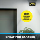 Bell + Howell - Bionic Flood Light ASON TV 108 Lumières solaires à DEL avec détecteur de mouvement-Facile à installer - pas de tracas ni de frustrations lors de l’installation de cette lampe solaire extérieure, elle est sans fil, pas de piles et aucun professionnel n’est nécessaire