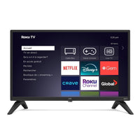 ESI - Téléviseur intelligent Roku LED HD 24 pouces-Écran "23,6" (mesuré en diagonale) avec un format d'image 16:9"