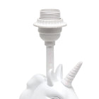 Simple Designs - Lampe de table - Licorne irisée scintillante et blanche-8