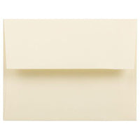 JAM Paper - Enveloppes d'invitation Strathmore A2 - 4,375 po x 5,75 po - vélin ivoire - paquet de 50 (900919415I)-Couleur : ivoire tissé.