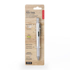 Kikkerland - stylo multi-outils noir et argent-8