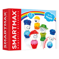 SmartMax - Coffret de jeu Mon premier peuple - Ensemble de 12-Découvrez le monde magique du magnétisme, pratiquez la coordination œil-main et stimulez les fantasmes de votre tout-petit