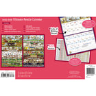 MotherWord - Calendrier familial magnétique pour réfrigérateur 2025-2026 - 9 1/2 po H x 15 po l - anglais-Chaque page couleur est remplie d'illustrations de l'artiste canadien Scott Lucescu