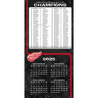 Turner Sports - 2026 Red Wings De Detroit Calendrier mural de l'équipe Mensuel - 30,5 cm l x 30,5 cm H - Anglais-Sans plastique et recyclable