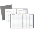 AT-A-GLANCE - Agenda hebdomadaire/mensuel traditionnel 2026 - 11 po H x 8 1/2 po l - gris - bilingue-Pages speciales : tableau de conversion metrique, reference de calendrier de 3 ans, contacts, jours feries et notes