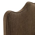 Modway - Athena Rayé Tissu tapis Tête de lit Queen size, Bande de Terre-Assemblée requise