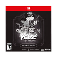 MOUSE : Détective privé. À louer L’édition Mouseburg pour Nintendo Switch 2-Animation en caoutchouc en noir et blanc, dessinée à la main, inspirée des dessins animés des années 1930