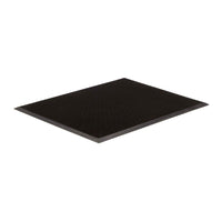 Edgewood Tapis Gritstop Fingermat™ grattoir extérieur ultra résistant - 32" x 39" - noir et intégrée bordure-Intégrée bordures biseautées