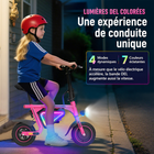 Gyrocopters - Trottinette électrique pour enfants Radi8 - Vitesse 25 km/h - Autonomie 20 km - Éclairage LED - Rose-Pour une sécurité accrue, le traceur GPS antivol intégré permet aux parents de surveiller la position du véhicule en temps réel via des appareils iOS