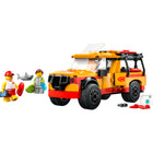 LEGO - City Great Vehicles Camion de sauvetage de plage Lifeguard - 214 pièces-Jouet véhicule de sauvetage avec figurines de sauveteur et de surfeur et figurine de requin