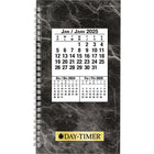 Day-Timer - Recharge datee à reliure spirale 2025 2 pages/jour de pochette - 6 1/2 po H x 3 1/2 po l - bilingue-Les bordures vertes douces Day-Timer rendent ces recharges proprement aptes pour le milieu des affaires, mais agreables à l'oeil