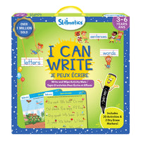 Skillmatics - Je Peax Ecrire-Comprend 20 activités répétables conçues pour aider les enfants à renforcer leurs compétences en lecture, en écriture et en résolution de problèmes grâce à la pratique et à la répétition !