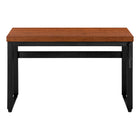 Monarch Specialties - 7676 Bureau 48 po L - Hauteur Adjustable Cerise/Metal Noir-Bureau réglable parfait pour tous les ordinateurs portables ou tablettes; surface facile à maintenir fini cerise de tous les côtés