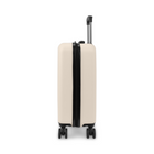 Bugatti - Bordeaux valise rigide de cabine – 21,5 po – Beige-Intérieur doublé avec panneau de séparation, poches pratiques et sangles de serrage pour garder le contenu organisé et en place
