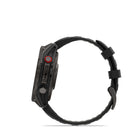 Garmin - Montre connectée GPS multisports fēnix 8 Pro - 47 mm - Titane DLC gris carbone avec bracelet en silicone noir/gris galet-ÉCONOMISEZ DE L'ÉNERGIE AVEC LTE-M - le fēnix 8 Pro se connecte au réseau LTE-M, qui est conçu pour consommer moins d'énergie que les communications LTE standard, minimisant ainsi l'épuisement de la batterie de votre montre pour prolonger et renforcer vos aventures.