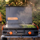 Blackstone - 20" Gril de camping prêt à l'aventure-Dessus de plancha de 20 po x 14 po avec un revêtement en céramique et en titane pour un nettoyage plus facile.