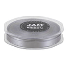 JAM Paper - Ruban de satin double face - 3/8" de large x 25 m - Argent-Notre ruban décoratif est fabriqué à partir de satin double face de la plus haute qualité, avec une finition lisse !
