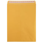 Jam Paper - Enveloppes recyclées Open End avec fermeture autocollante, 12 po H x 15 1/2 po l, Kraft brun, Paquet de 100-Couleur : Kraft Manille marron