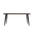 Bureau Live Edge Gry Mattr - Noyer Noir-Grande surface de travail pour répondre à vos besoins quotidiens