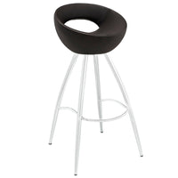 Modway - Persist Tabouret de bar - Brown-Convient à la plupart des bars et comptoirs