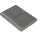 Transcend - ESD360C SSD portable USB 3.2 Gen 2x2 - 2 To - Gris-Le SSD portable ESD360C de Transcend est équipé d’incroyables vitesses de transfert de 20 Gbit/s, ainsi que d’un cache SLC, qui améliore les vitesses de lecture/écriture jusqu’à 2000 Mo/s.