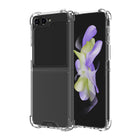 AXS - ULTRA CLEAR Étui testé contre les chutes pour Samsung Galaxy Z Flip 5 - Clear - Transparent-Protection anti-UV pour afficher clairement le design original de votre cellulaire