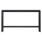 Hudson&Canal - Console Osman 55" de largeur par - Grain noir-La table est fabriquée à partir de matériaux MDF de haute qualité et durables