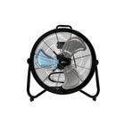 Royal Sovereign - Ventilateur mural/de sol 20 po à haute vitesse-Ventilateur industriel de sol et de table de 20 pouces à double fonction et à haute vélocité