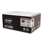 DuraPlus - Sacs à ordures - LLDPE - 26 po x 36 po - X Fort - Transparent - Paquet de 125 -Résistance : X-Fort