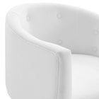 Modway - Savour Touffe Performance Velvet Chaise d’accent - Blanc-7