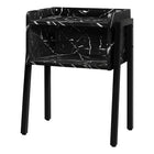 Monarch Specialties - 3590 Table D'Appoint - 23 po H/Marbre Noir/Metal Noir-1