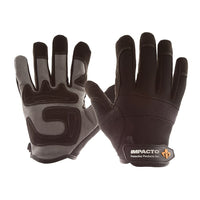 IMPACTO® WG408 Moyen paire Gant Mécanicien de travail général, doigts complets, fait avec suède synthétique, paume renforcée-1