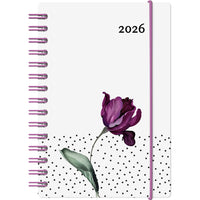 Socadis - W. Maxwell Agenda 2026 Baro - 5.25 po x 8 po - Floral  -Janvier à décembre 2026