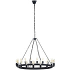 Modway - Teleport 43" Lustre - Brown-Chandelier industriel moderne