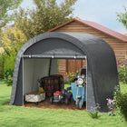 Outsunny - Tente de rangement de jardin 10 pi x 10 pi-Structure solide en acier qui maintient l'ensemble sous les intempéries  
