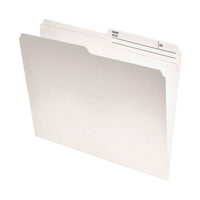 Staples - Chemises  de classement, dessus renforcé double épaisseur, format lettre, ivoire-9 1/2 pts   