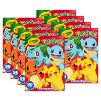 Crayola - Livre de coloriage Pokémon - 96 pages - Paquet de 8-LIVRE DE COLOURIAGE POKÉMON : Les fans de Pokémon, petits et grands, seront ravis de ces pages à colourier Pokémon remplies de leurs compagnons de combat préférés issus des jeux Nintendo populaires