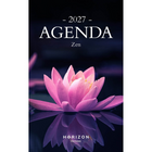 Horizon Éditions - Agenda Mensuel Quotidien Zen 2027 - 5-7/8 po x 9-1/16 po-Une journée par page, divisée en 3 sections (avant-midi, après-midi et soir) et un espace pour les notes