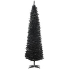 HOMCOM - Arbre de Noël - arbre de Noël fin avec branches réalistes-L'arbre de Noël artificiel a un style fin 