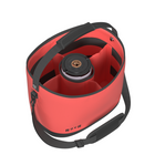 RovR - KeepR Porte-bébé à boisson avec seau à glace et bandoulière - Corail-Le chariot organisationnel amovible à quatre compartiments sépare les articles secs et humides grâce à des séparateurs Velcro personnalisables