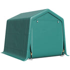Outsunny - Tente de rangement de jardin 7,9'x6,6', abri de vélo robuste, vert-Conception spacieuse, adaptée aux voitures, vélos et autres objets pour les garder au sec 