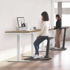 Intekview - Chaise debout ergonomique avec tapis anti-fatigue-Réglage de la hauteur pour un confort personnalisé