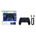 Sony - Manette de jeu sans fil DualSense avec câble USB pour PC - Noir de minuit-Appairez la manette directement à votre PC Windows par Bluetooth en toute simplicité ou jouez pendant que vous rechargez votre manette avec le câble USB Type-C inclus