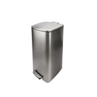 Modern Homes - Poubelle carrée 30 L - satin mat-Poubelle carrée 30 L peu encombrante