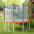 Soozier - housse de ressort pour trampoline 14 pi - orange-Livré avec une housse pour assurer une expérience de saut plus sûre