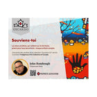 Oscardo - Carnet à couverture rigide avec motif artistique autochtone Remember de John Rombough-Journal d’art autochtone produit de manière éthique, avec des redevances versées à l’artiste ou à sa succession pour chaque achat, soutenant les créateurs autochtones ainsi que la transmission des récits culturels à travers des produits d’art fonctionnels