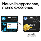 HP 564 Cartouche d’encre jaune d’origine (CB320WN)-Compatibilité: HP Deskjet 3520, 3521, 3522, 3526. HP Officejet 4610, 4620, 4622. HP Photosmart 5510s, 5520, 5525, 6510, 6512, 6515, 6520, 6525, 7510, 7515, 7520, 7525, B8550, C6340, C6350, D7560, C510, B209, B210, C309, C310, C410.
