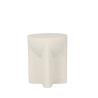 Plata Import Fuentes Table d'appoint ronde 15 po - Blanche-Design esthétique